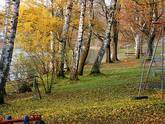 Strandbad im Herbst